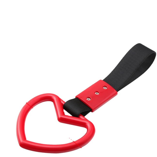 Car Interior Pull Ring Subway Train Bus Handle Strap Charm Drift RING Car Rear Bumper Warning Loop